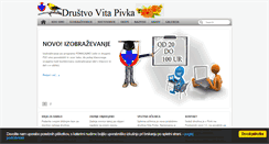 Desktop Screenshot of drustvo-vita-pivka.com