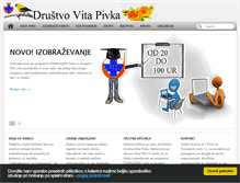 Tablet Screenshot of drustvo-vita-pivka.com